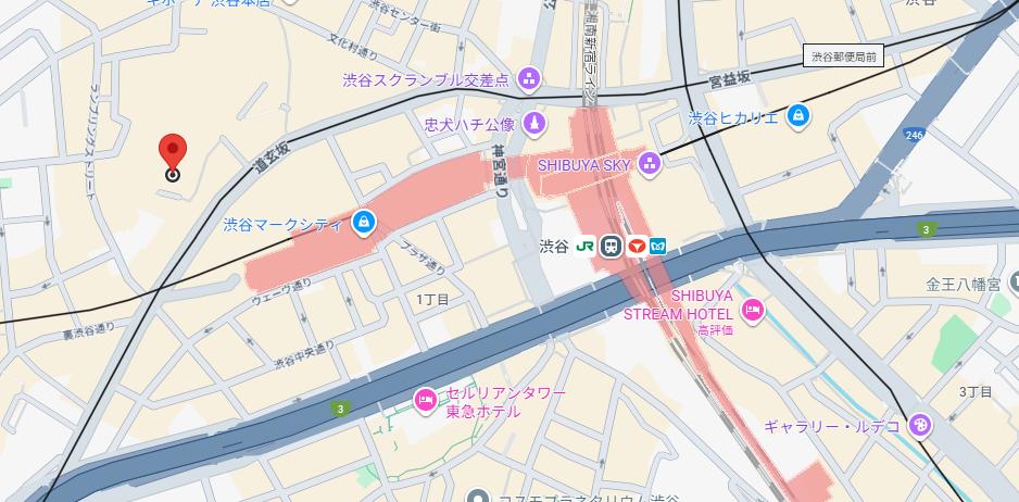 【渋谷区】渋谷駅徒歩3分／道玄坂／小箱物件／周辺繁盛店多数／約9.2坪／3階右側区画